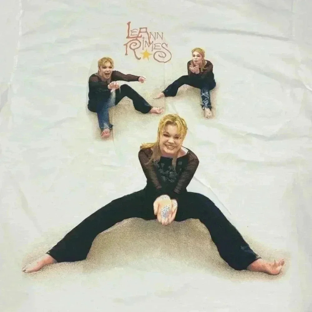 Vintage 1998 LeAnn Rimes Concert Tee Something to Talk About Single Stich Tour L - Picture 2 of 8